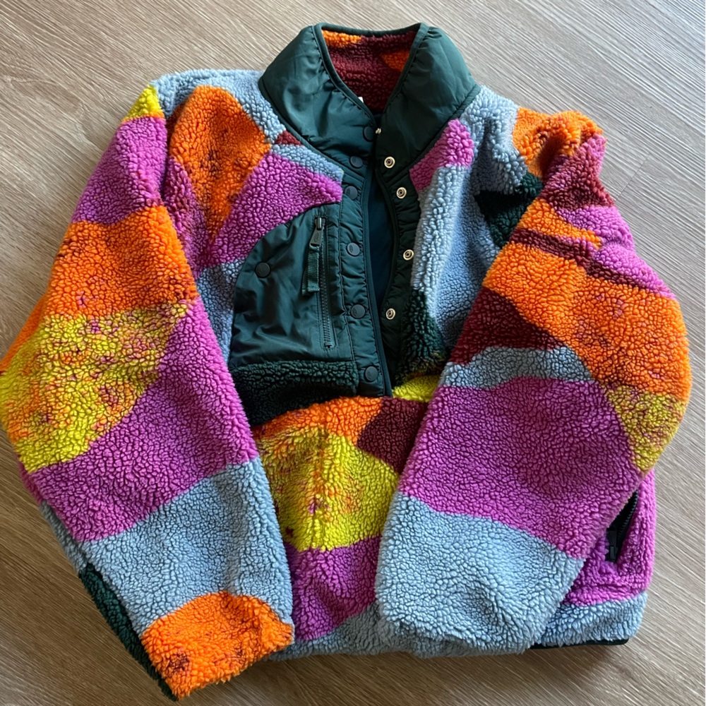 New Free People Hit the Slopes Pullover Trailblazer color size L